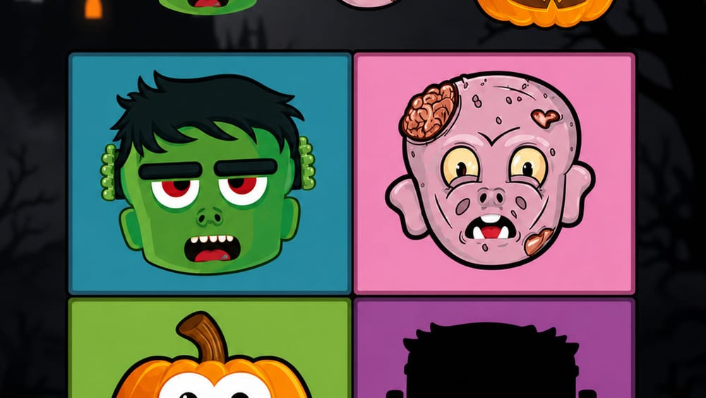 Halloween Scarry Heads