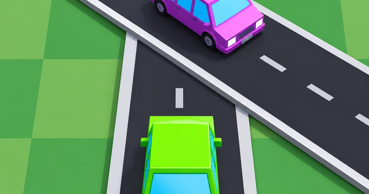 Traffic Run gameplay