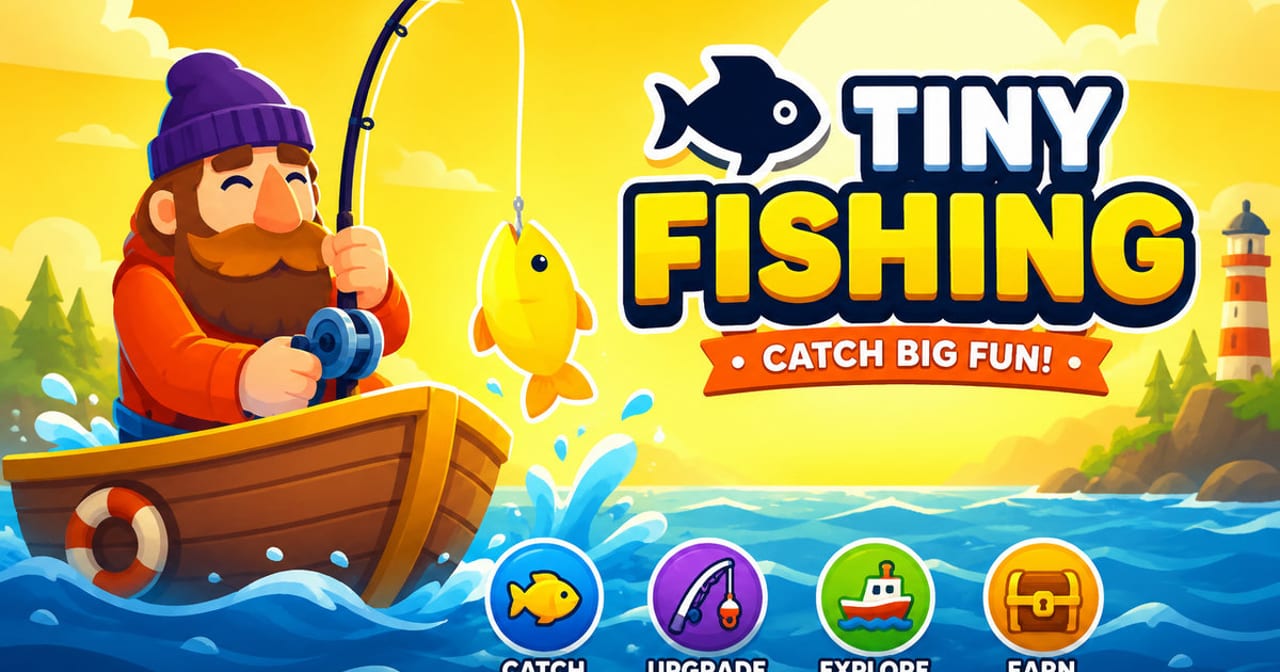 Tiny Fishing gameplay