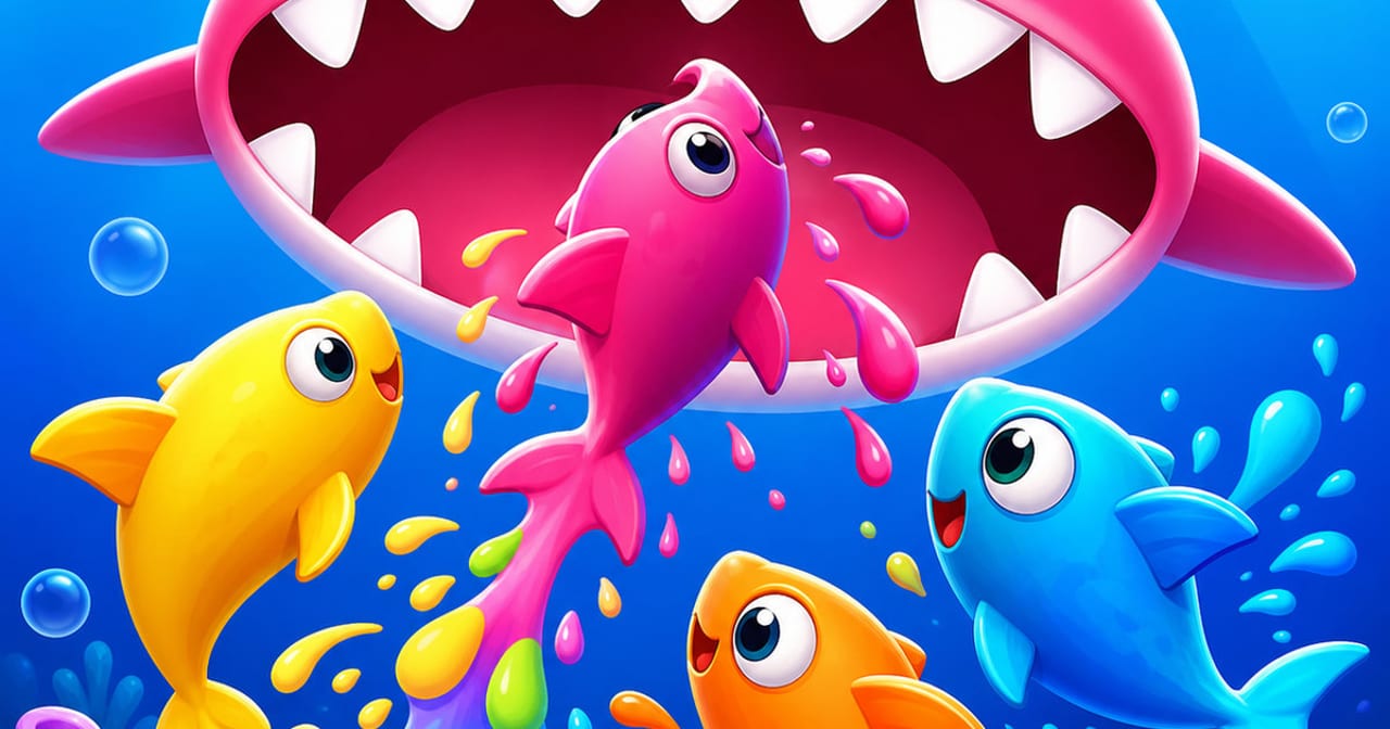 Colored Shark gameplay