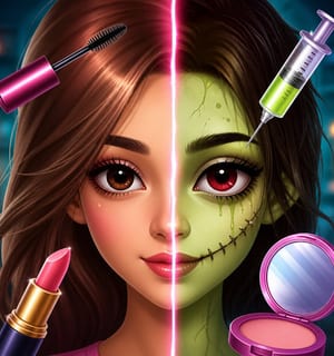 From Zombie to Glam - A Spooky Transformation