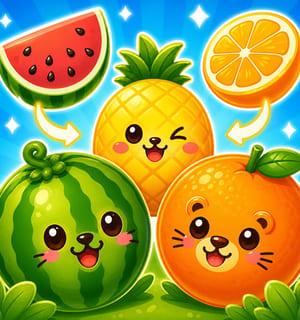 Zoo Fruity Merge