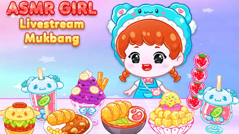ASMR Girl: Livestream Mukbang