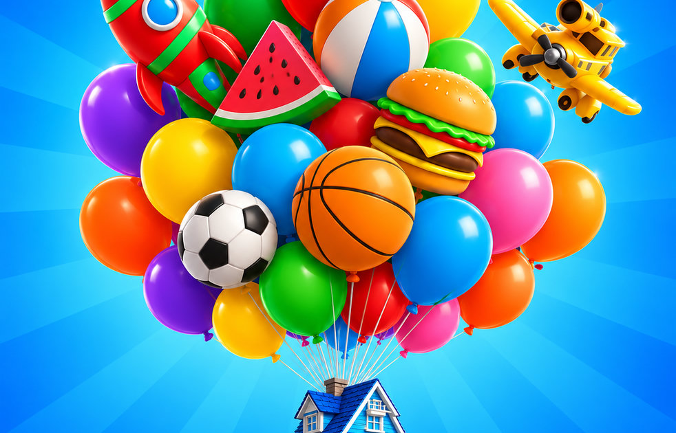 Merge 3D Balloons