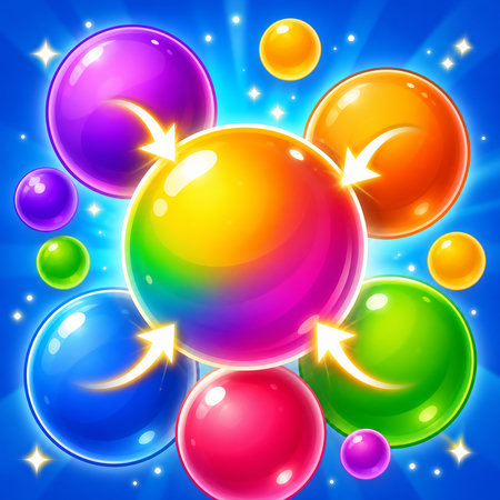 Bubble Merge 2048