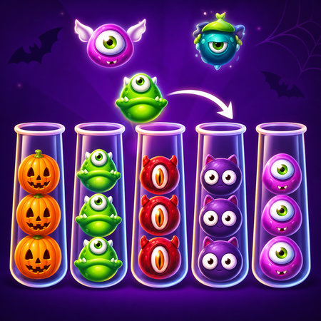 Ball Sort Halloween