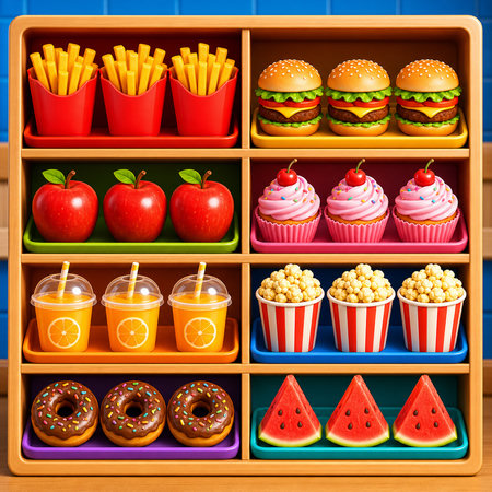 Food Matching: Sort Master 3D