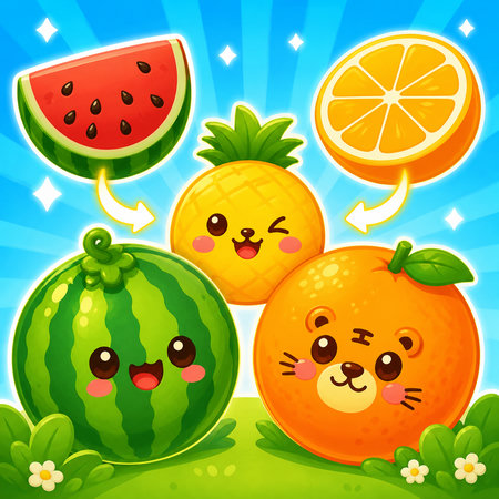Zoo Fruity Merge