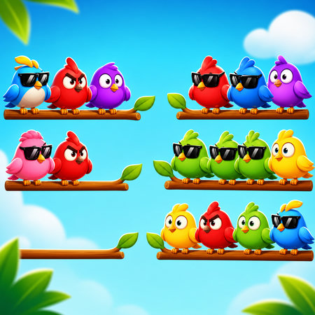 Bird Sort Puzzle